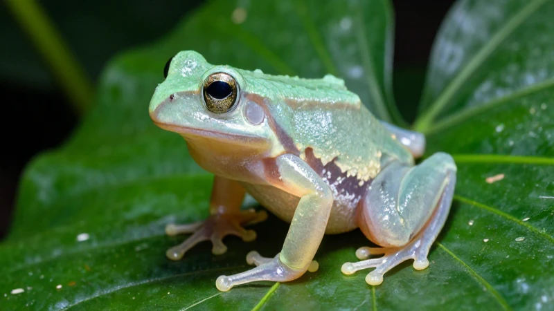 Anfibios Ejemplos: 15 Impresionantes Animales Anfibios 12 Rana cristal en fotografía macro ultra realista