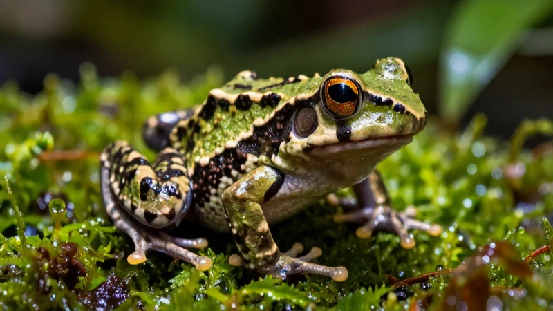 Anfibios Ejemplos: 15 Impresionantes Animales Anfibios 6 Rana microscópica vibrante y detallada
