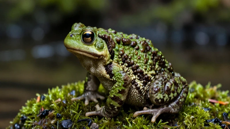Anfibios Ejemplos: 15 Impresionantes Animales Anfibios 7 Sapo común, un anfibio detallado en un río