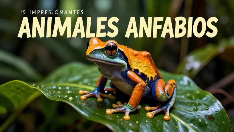 Anfibios Ejemplos: 15 Impresionantes Animales Anfibios 5 Amenazas y ejemplos de anfibios