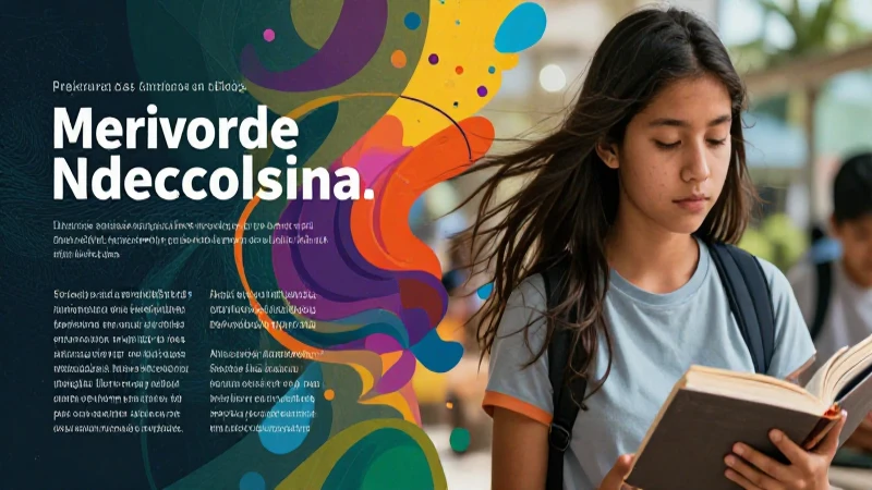 Estudiante mexicano en ilustración educativa moderna