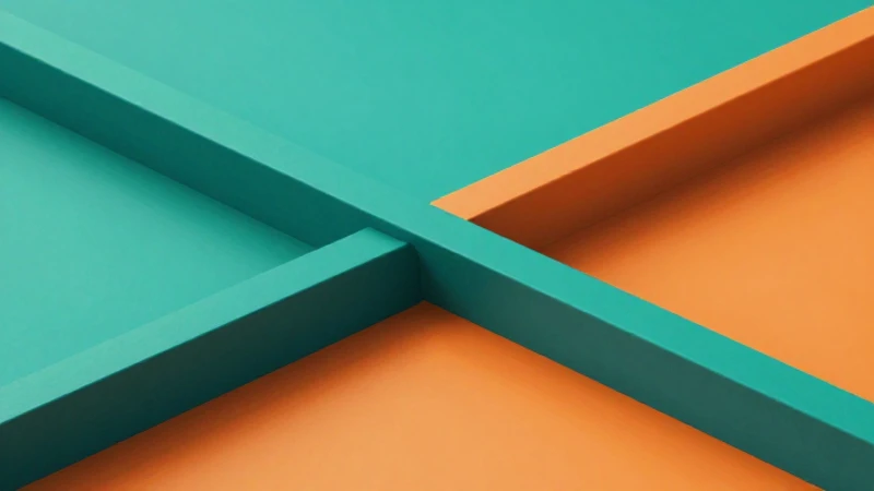 Ilustración geométrica dinámica, vibrante y moderna