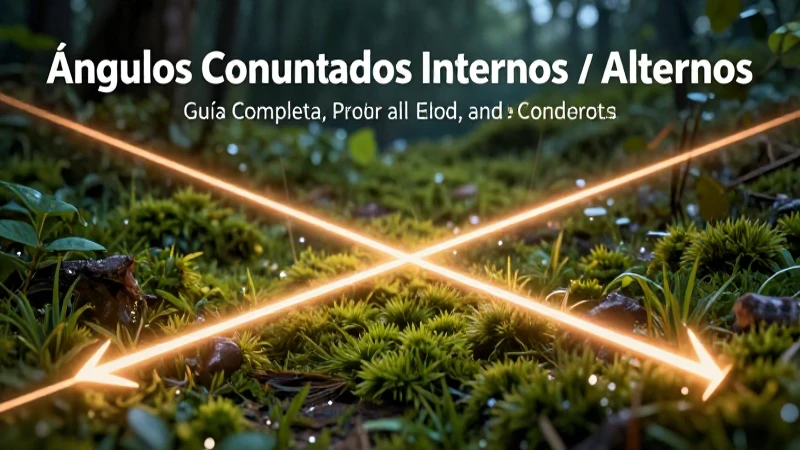 Guía visual de ángulos conjugados e alternos