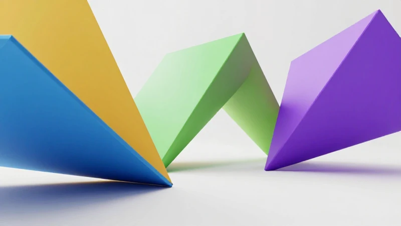 Composición abstracta geométrica 3D de alta calidad