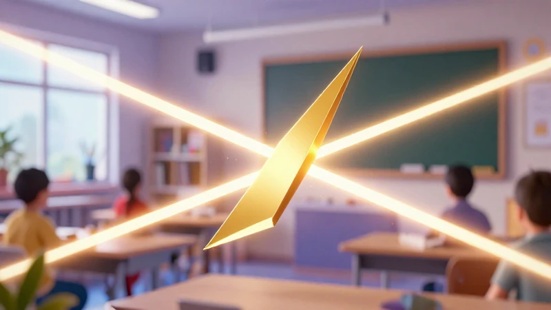 Líneas geométricas vibrantes iluminan un diseño moderno