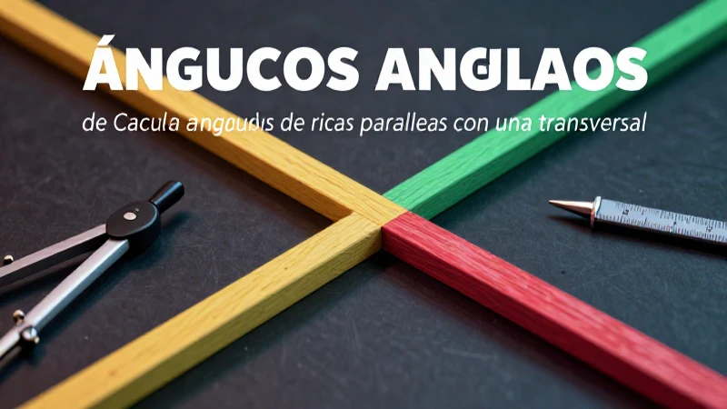 Ángulos de paralelas con transversal: ejercicios prácticos