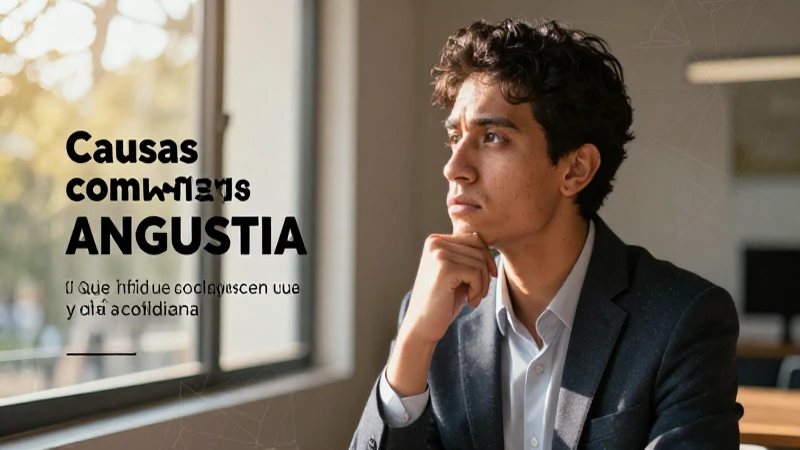 Angustia: causas, definición e imágenes