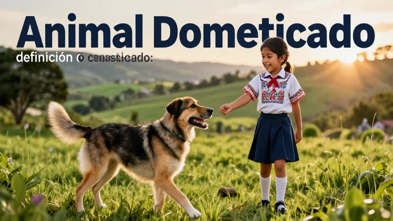 Estudio conceptual del animal domesticado