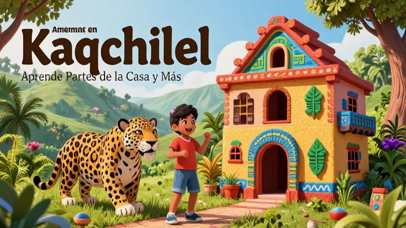Material educativo para aprender Kaqchikel visualmente