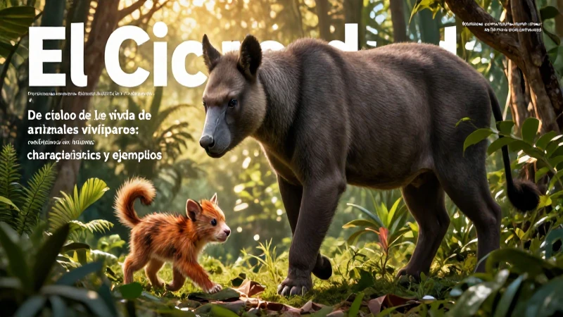 Madre majestuosa con cría en un vibrante entorno mexicano