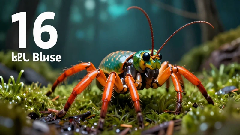 Animales artrópodos: 100 ejemplos sorprendentes y variados 3 Artrópodo vibrante, foto macro detallada e impactante