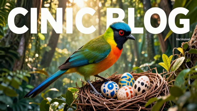 Animales Ovíparos: Concepto, Tipos y Ejemplos Relevantes 7 Pájaro tropical vibrante en nido de huevos