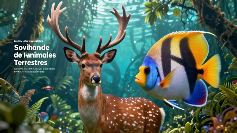 Animales terrestres y acuáticos: 140 ejemplos Impresionantes 4 Imagen hiperrealista de fauna terrestre y acuática