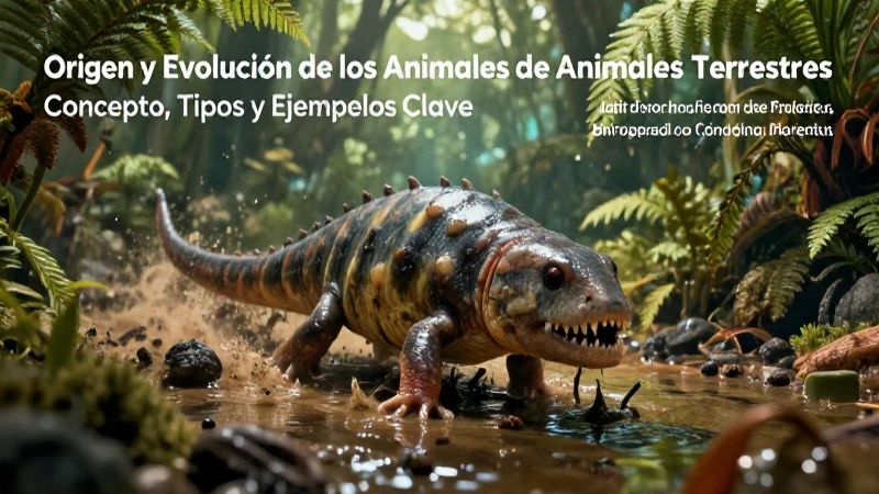 Origen terrestre ilustrado con detalle dramático