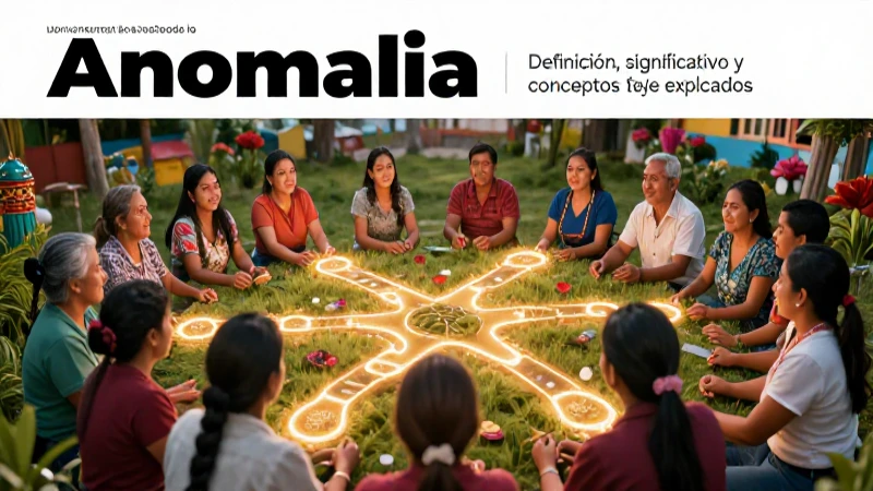 Ilustración educativa de Anomia en comunidad mexicana