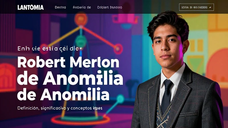 Ilustración educativa sobre la teoría de la anomia