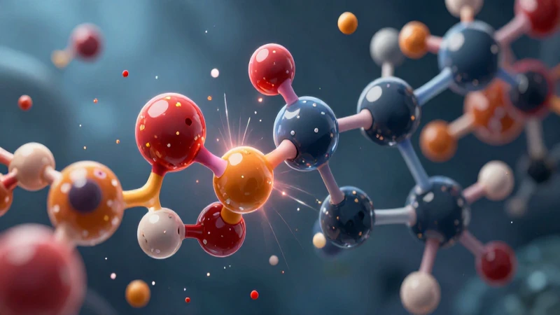 Molécula antagónica vibrante bloqueando un receptor