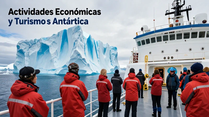 Antártida: turismo y investigación con impresionantes paisajes