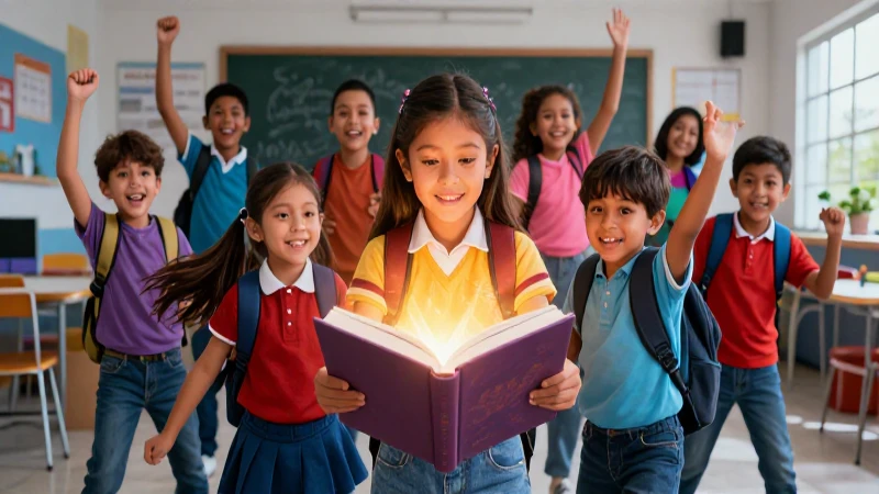 Niños mexicanos aprenden en un entorno dinámico y moderno