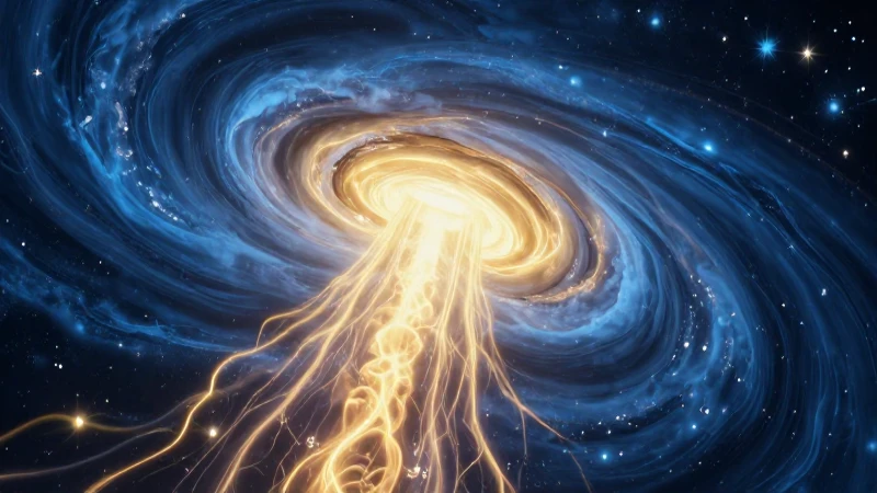 Cielo azul y dorado con sistema de alta presión