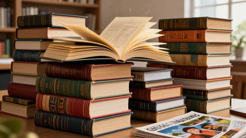 Libros educativos vintage con estilo profesional