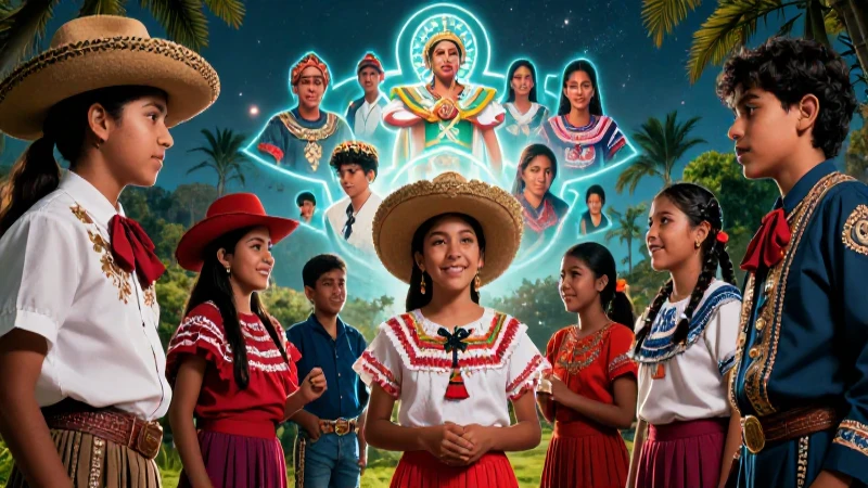 Estudiantes mexicanos exploran su herencia cultural vibrante