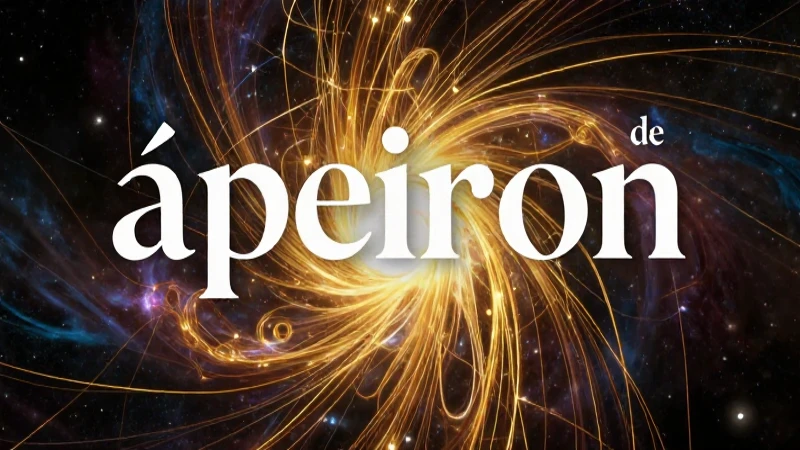 Ápeiron: concepto filosófico de vacío infinito griego