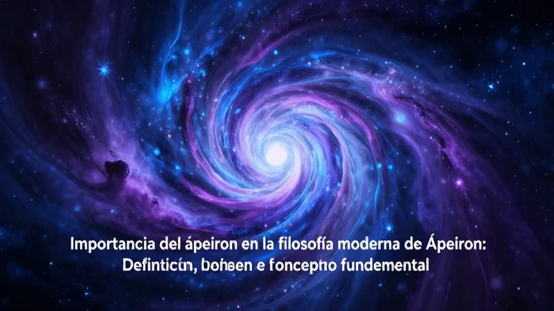 Ápeiron es el potencial infinito y cósmico