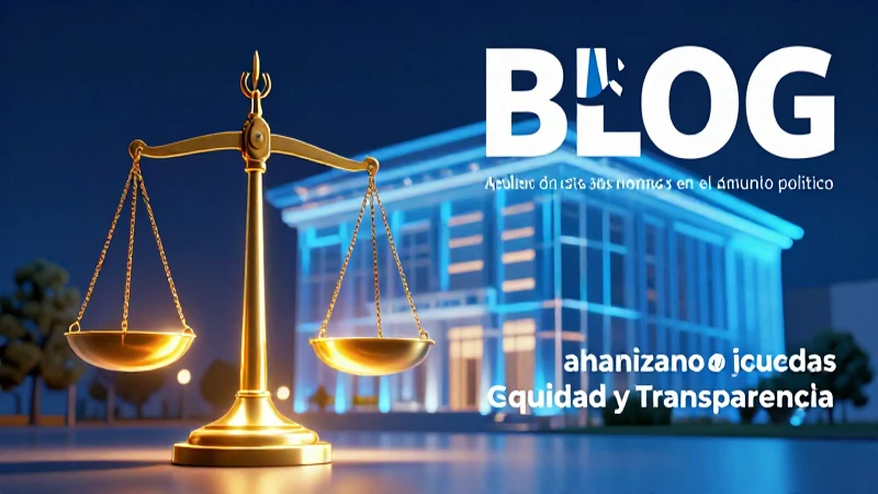 Justicia política, equidad y transparencia