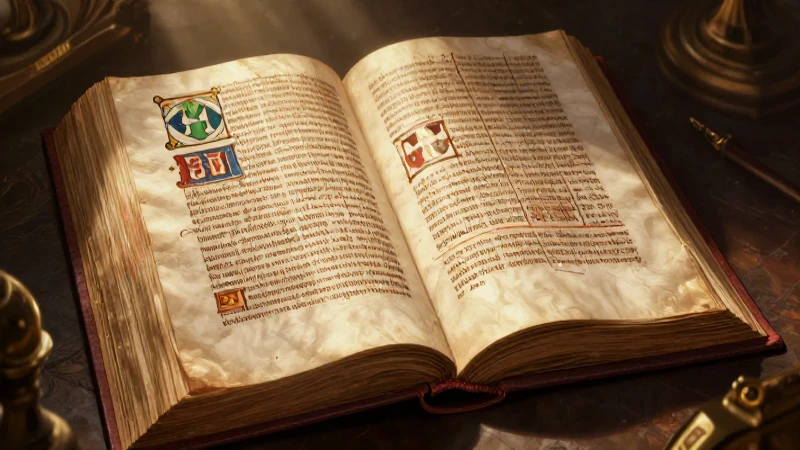 Apóstrofe: 10 Ejemplos que Iluminan Su Uso en la Escritura 7 Iluminada ilustración de manuscrito antiguo y dramático