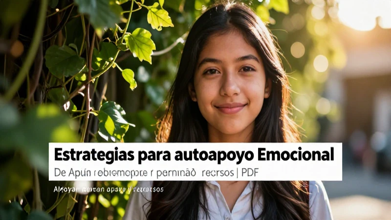 Apoyar emocionalmente: Guía sobre apoyo y recursos PDF 7 Retrato vibrante de apoyo emocional estudiantil