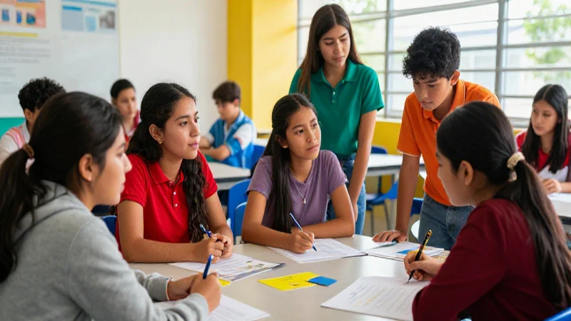 Aprendizaje basado en problemas: Innovación educativa en la Nueva Escuela Mexicana 3 Estudiantes mexicanos resuelven problemas en aula moderna