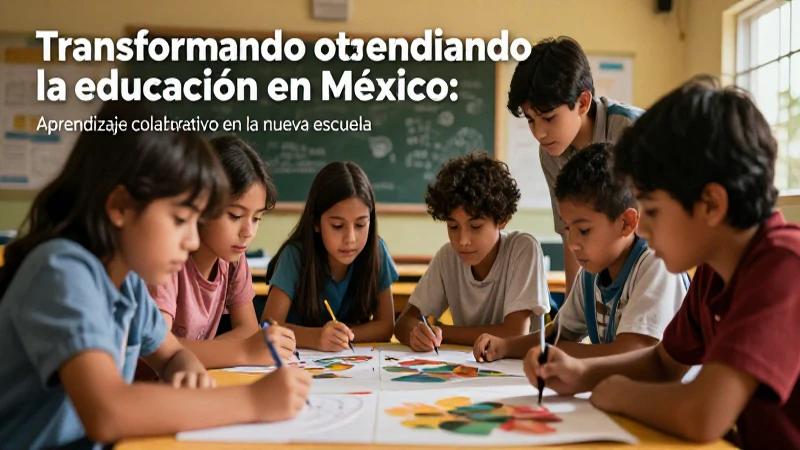 Colaboración estudiantil impulsa la educación mexicana