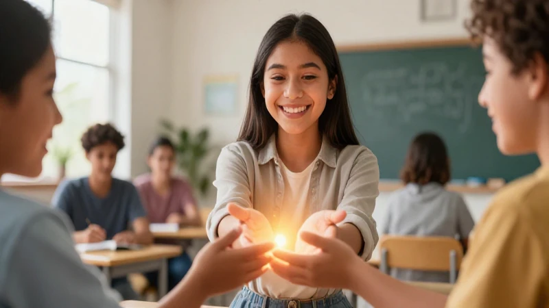 Estudiante mexicano diverso e inteligente con luz cálida