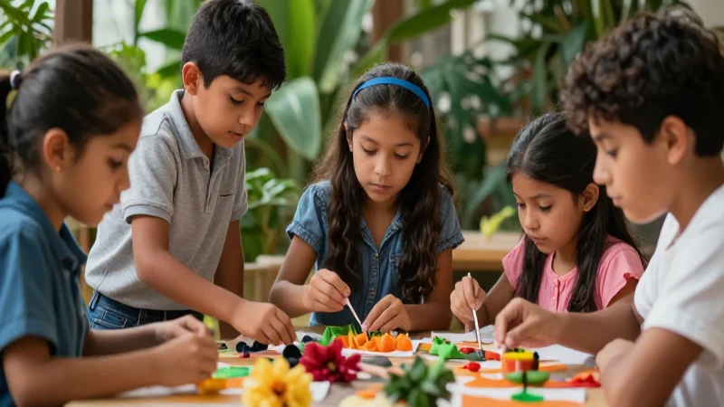 Aprendo Haciendo: Transformando la Educación Efectivamente 6 Niños mexicanos aprenden activamente en colaboración