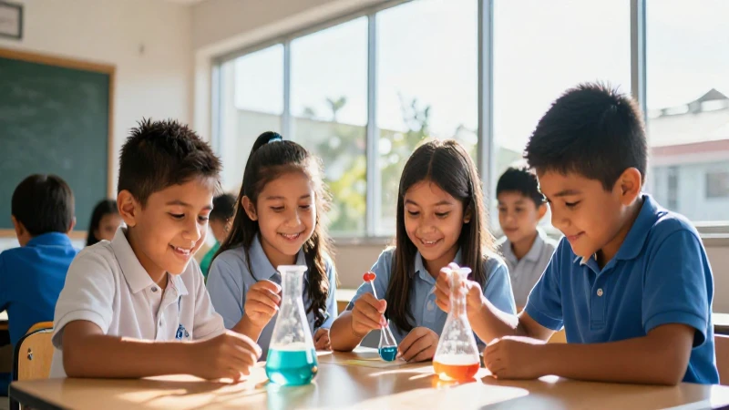 Aprendo Haciendo: Transformando la Educación Efectivamente 4 Mexican niños hacen ciencia con luz y detalle