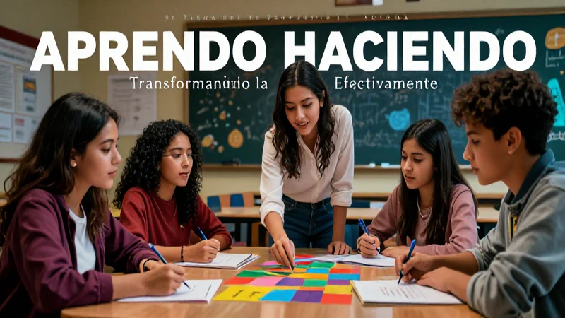 Aprendo Haciendo: Transformando la Educación Efectivamente 8 El aprendizaje práctico transforma la educación moderna