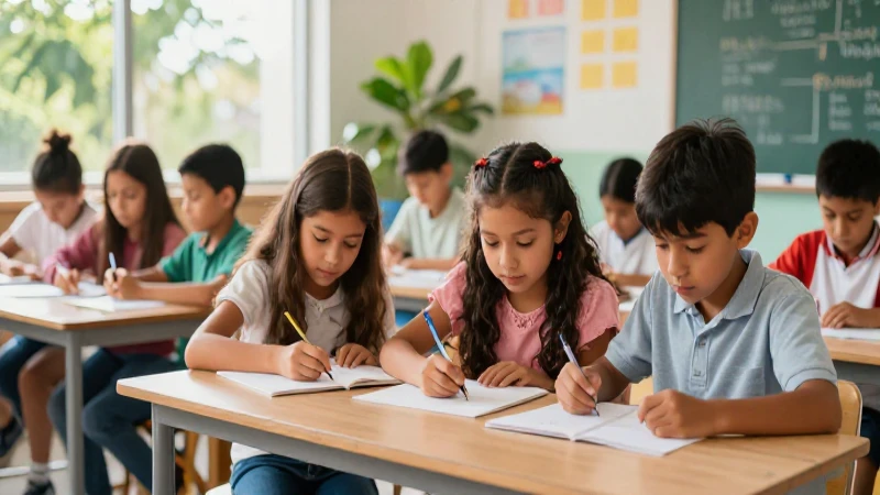 Aprendo Haciendo: Transformando la Educación Efectivamente 3 Mexicanos aprenden con entusiasmo en clase moderna