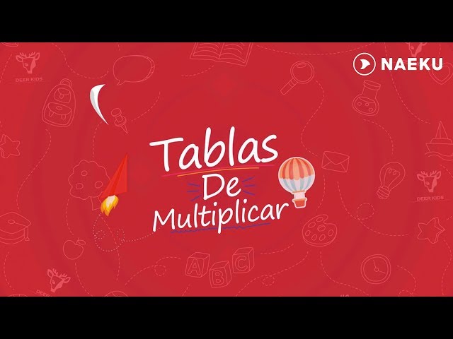 aprendo las tablas de multiplicar diviertete en karaoke