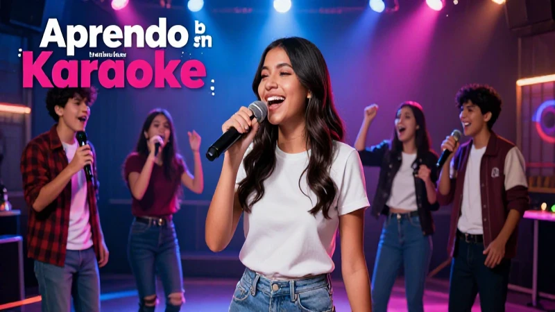 Estudiantes mexicanos aprenden tablas con karaoke
