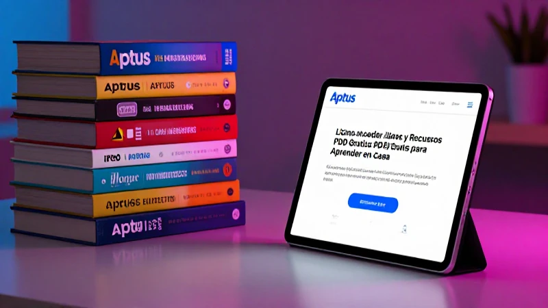 Aprende gratis con libros y recursos de Aptus