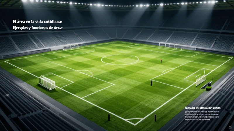 Campo de fútbol y área: conceptos, usos y relevancia