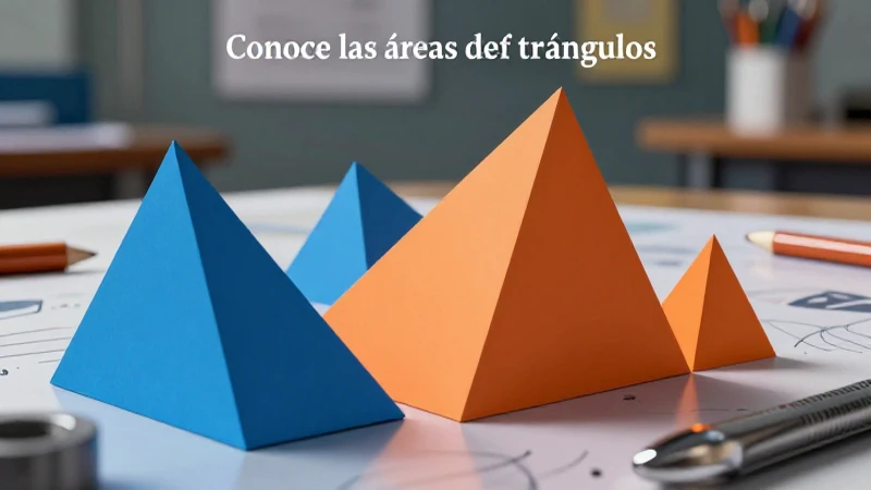 Conoce las áreas de triángulos: fórmulas, ejemplos y tips 5 Geometría de triángulos: estudio visual dinámico y profesional