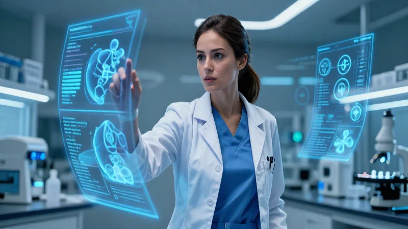 Joven especialista mexicana en laboratorio de alta tecnología