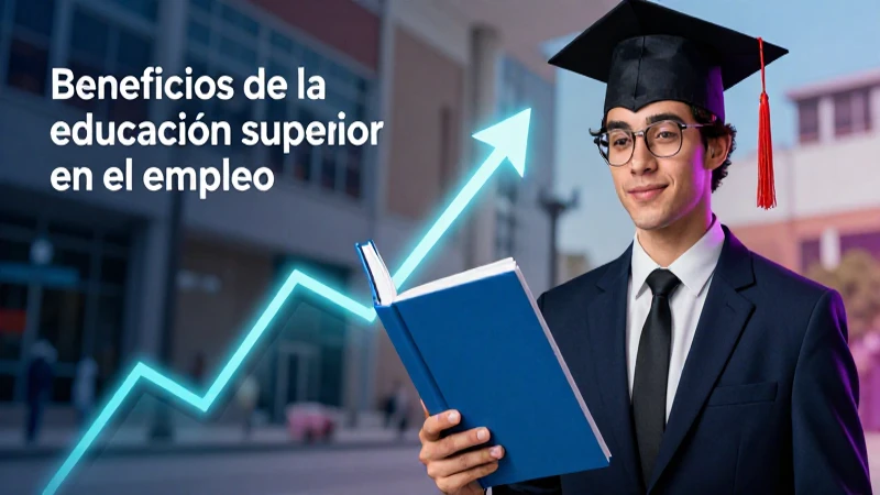 Graduado exitoso simboliza crecimiento y oportunidad profesional