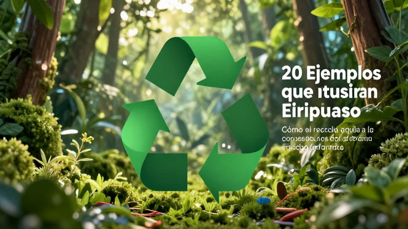 Reciclar ayuda a conservar el medio ambiente