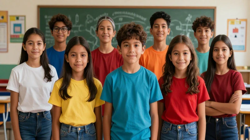 Estudiantes diversos protegen los derechos humanos