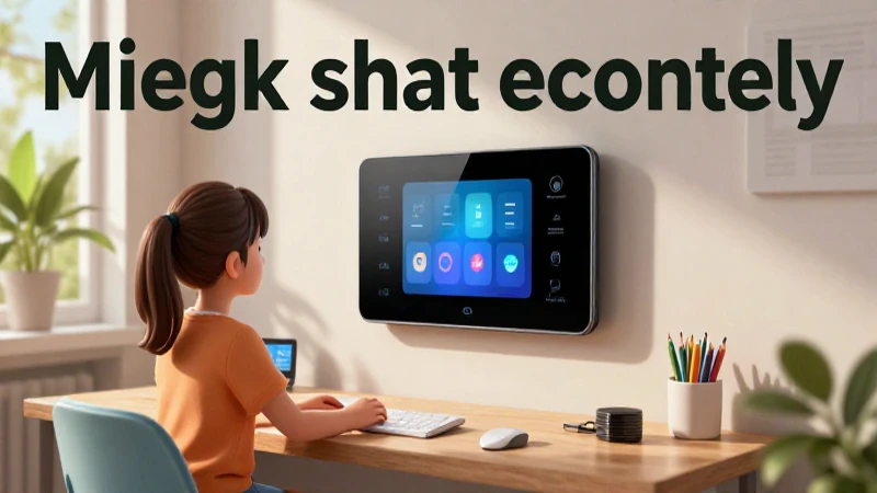 Tecnología doméstica educativa y moderna con estilo profesional