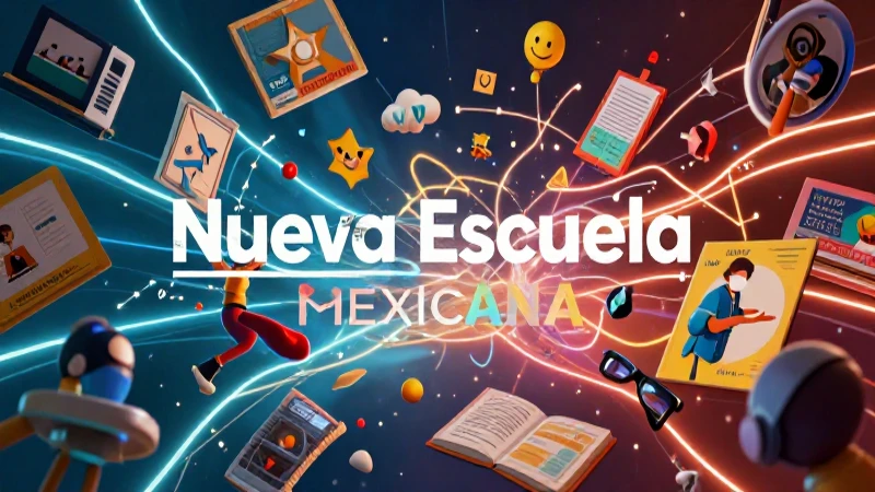 Ilustración detallada con estilo educativo vibrante y dinámico