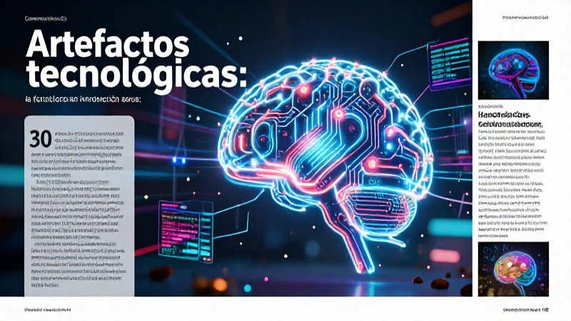 El futuro tecnológico es una visión futurista e impactante